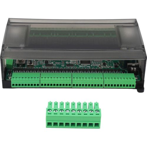 SPS-Steuerplatine mit 32 Eingängen, 24 Ausgängen, 2 Kanälen, 60K-Speicherprogrammierbare Steuerung, Relaisausgangsmodul, DC 24 V, 1 A