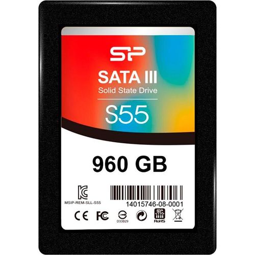 Silicon Power Slim S55, 960 GB, 2.5", 6 Gbit/s