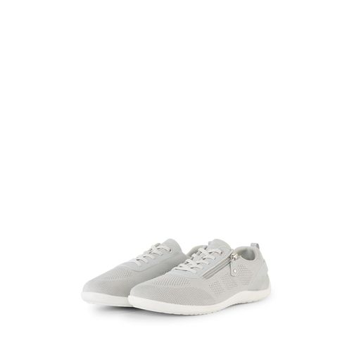 TOM TAILOR Damen Sneaker mit Reißverschluss-Detail, grau, Uni, Gr. 39