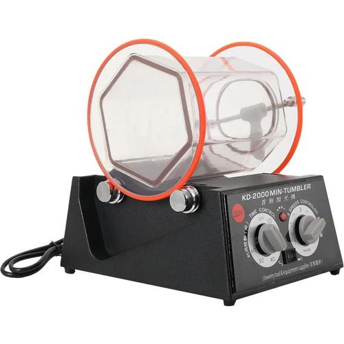 Schmuck-Trommelpolierer - Tischpolierer/rotierende Trommel - 5 kg Kapazität - 5 L Trommel - 220 V - Heimwerken DIY