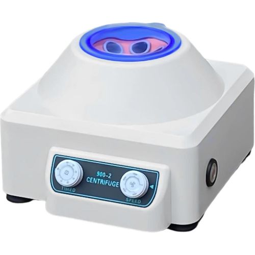 Laborzentrifuge - Tisch-Mikrozentrifuge - 4000 U/min - Variable Drehzahl - Für Medizin, Biochemie und Forschung - Weiß