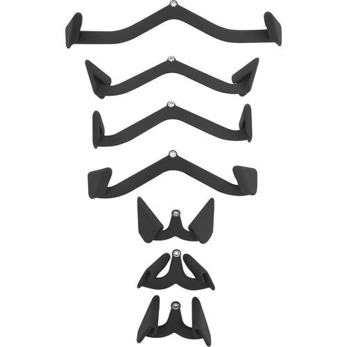 Latzugstange - Kabelzug-Aufsatz - Training für Rücken, Bizeps, Trizeps - Homegym & Fitnessstudio - Krafttraining - Schwarz