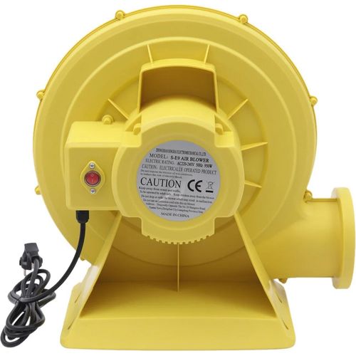 Hüpfburg-Gebläse - 950 W Luftgebläse für Hüpfburg - Tragbar - Für den Außenbereich - Hellgelb