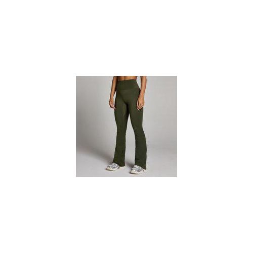 MP Damen Tempo Flared Leggings - Waldgrün - M