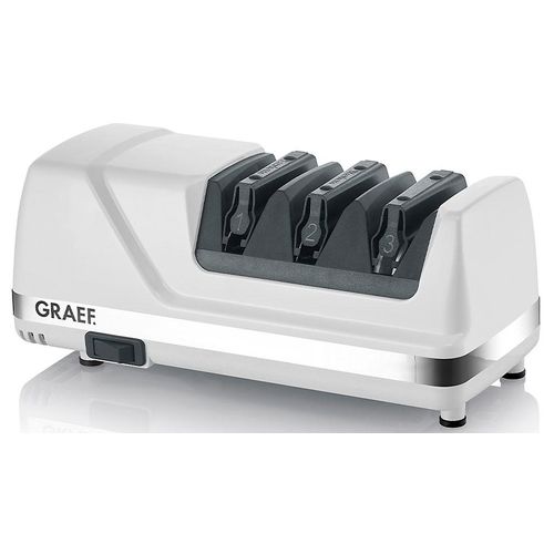 GRAEF Messerschärfer "CC 150", weiß, B:11,2cm H:11cm T:25cm, Messerschärfer