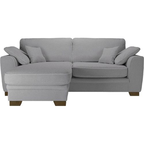 Universelle Ecksofa Ronay-Teddy slate-dark oak