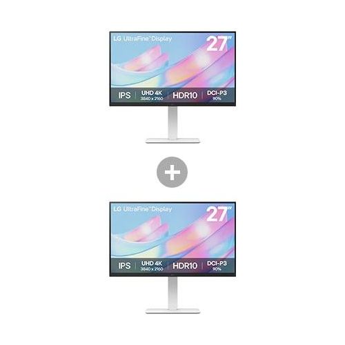 2x 27 ″ 4K UHD UltraFine™ IPSMonitor 27US550W.27US001