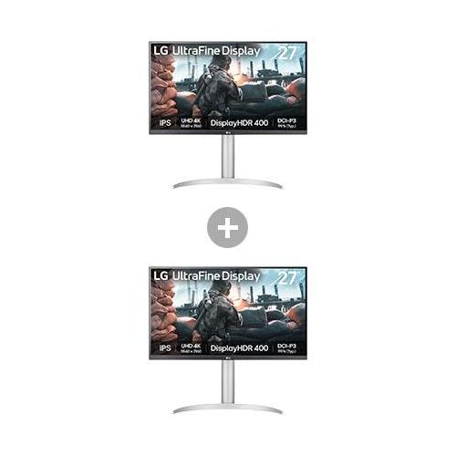 2x 27 ″ UHD 4K IPSMonitor mit VESA DisplayHDR™ 400 27UP650KW.27UP001