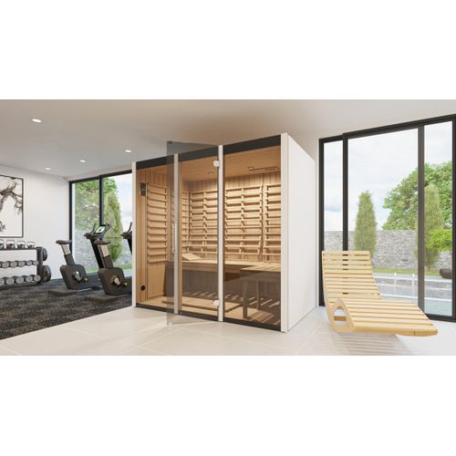 weka Infrarotkabine OSBY 2 x B x T x H x 212 x 125 x 190