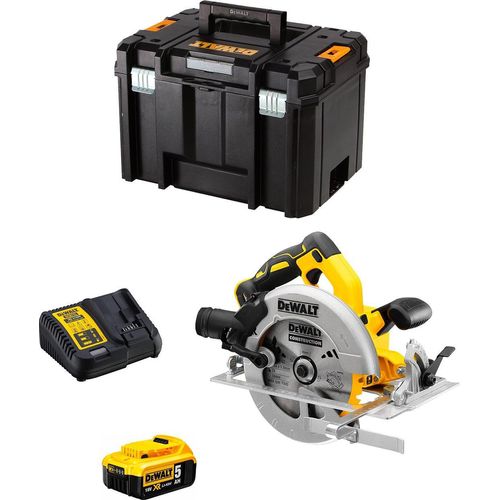 Handkreissäge DeWALT DCS570P1T (1 x 5,0 Ah + DCB115 + TSTAK VI)
