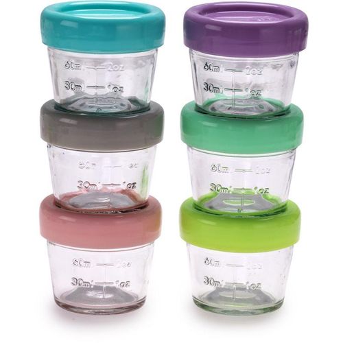 Melii Glass Food Container food storage box 6x118 ml