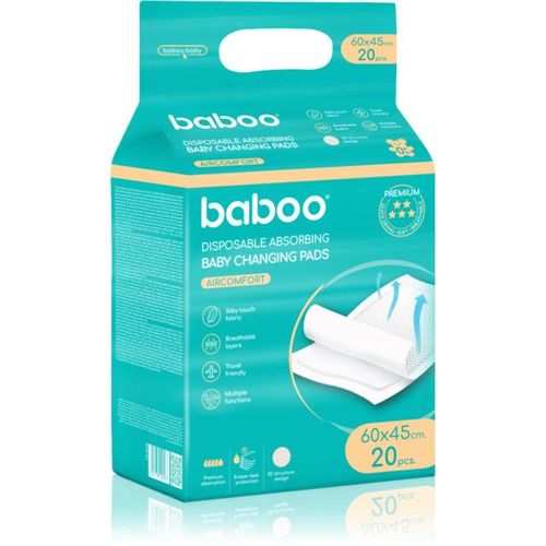 Baboo AirComfort Disposable Absorbing Changing Pads wegwerpverschoningsmatjes 60×45 cm 20 st