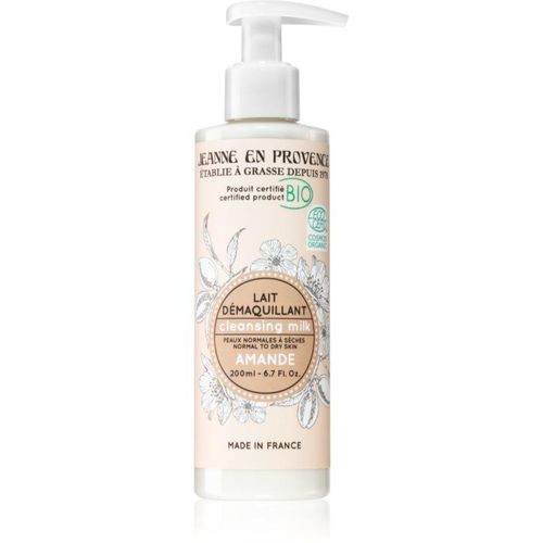 Jeanne en Provence BIO Almond Gezichtsreinigend Melk van BIO kwaliteit voor Vrouwen 200 ml