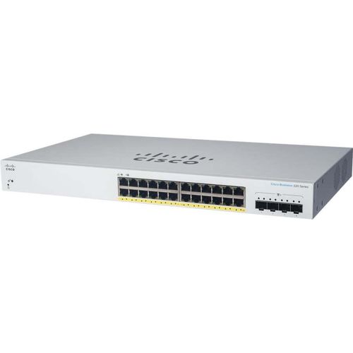 Cisco CBS220 SMART 24-PORT GE POE - Switch - 24-Port - Switch - 24-Port