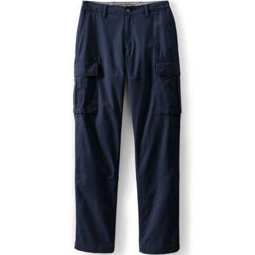 Classic Fit Cargohose für Herren, Herren, size: regular, Blau, Baumwoll-Mischung, by Lands' End