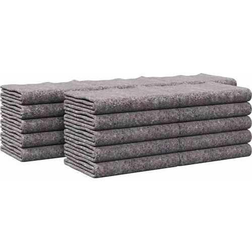 Umzugsdecken 25 pcs Grau 150 x 200 cm Stoff