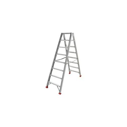 Doppel-Aluminiumleiter 1031, 2×8 Stufen, 1,88 m