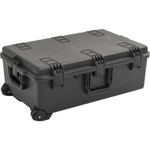 Koffer für Flugreise Tragbar Schwarz 79,5x51,5x30,5 cm PP