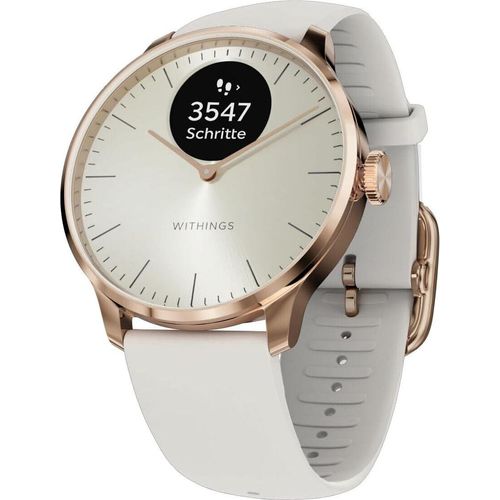 Withings ScanWatch Light Hybrid: Herzmonitor, Aktivität und Zyklusverfolgung, Schlafmonitor, 30-Tage-Akku, GPS, Android/Apple-kompatibel