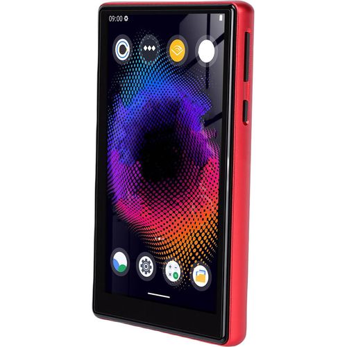 128 GB MP3-Player Bluetooth WiFi MP4 MP5-Player mit 5,0-Zoll-Touchscreen MTK MT6762-Chip HiFi-Klang ohne Verluste für Kinder und Erwachsene Rot