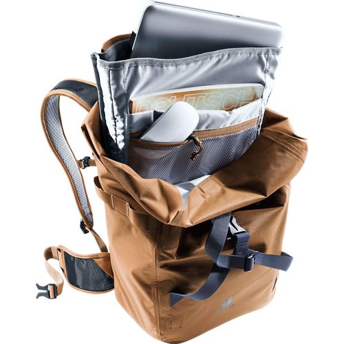 Deuter Amager 25+5 Fahrradrucksack Bürorucksack Fahrradrucksack Laptopfach wasserdicht : almond