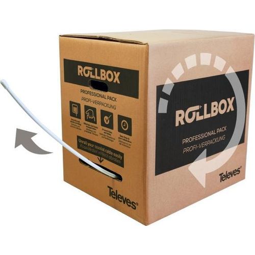 Televes 413832 Koaxialkabel 250 m Weiß (413832)