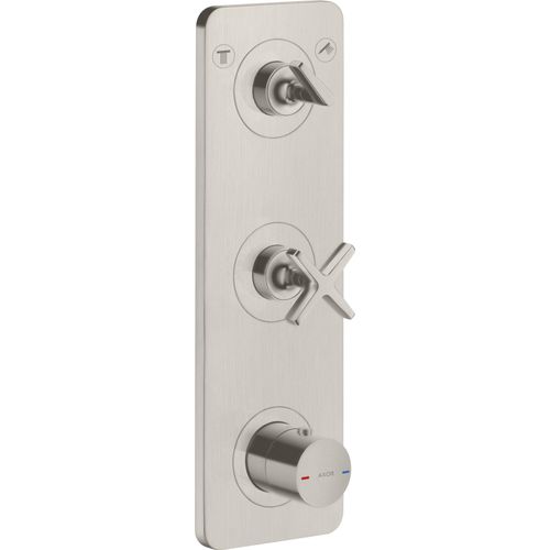 hansgrohe AXOR Citterio E Thermostatmodul Unterputzmodell 38 x 12 für 2 Verbraucher, 36703800
