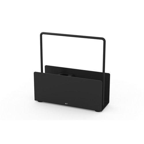 Zack Spülorganizer Umo, Schwarz, Metall, 22.0x23.0x8.0 cm, Kochen, Küchenhelfer, Sonstige Küchenhelfer