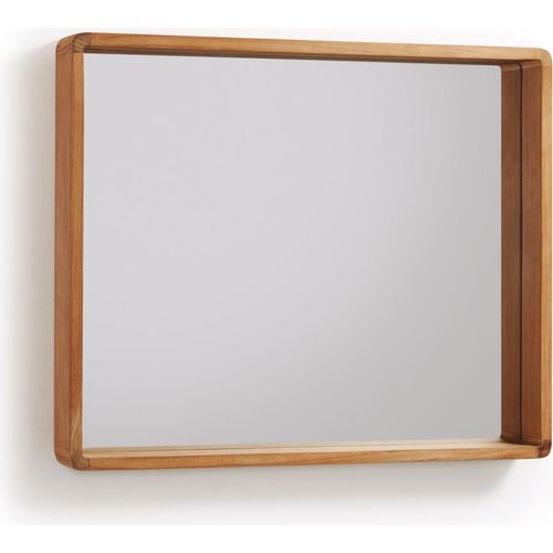 Spiegel Kuveni 80 x 8 x 65 cm Teakholz Wohnzimmer Eingangsbereich Neu