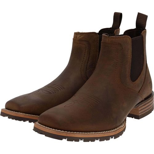 HYBRID LOW BOY Herren Braun Westernreitstiefelette-44 EU