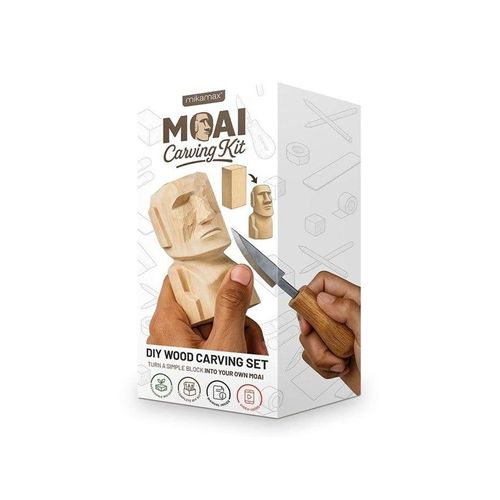 Mikamax Moai Wood Carving Kit
