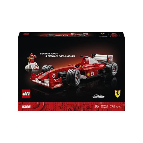 LEGO Icons 11375 Ferrari F2004 & Michael Schumacher