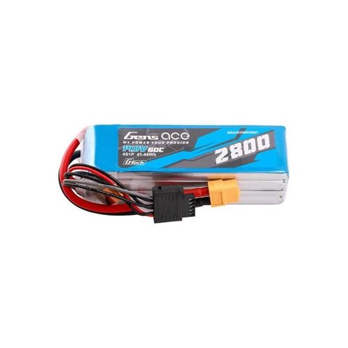 Gens ace &Tattu G-Tech Soaring 2800mAh 14.8V 60C 4S1P LiPo XT60