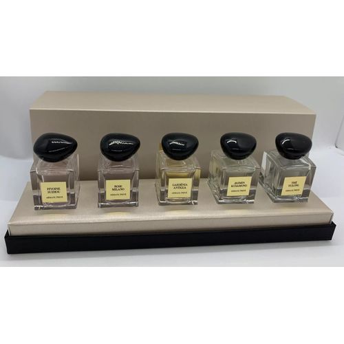 ARMANI PRIVE LES EAUX 5 x EDT 7,5 ml Geschenkidee Box