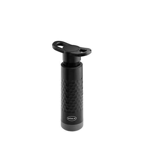 Hand-Vakuumierer RÖSLE "Hand-Vakuumpumpe FLEXX 2GO", schwarz, B:7,5cm H:16cm T:4,1cm, Vakuumierer