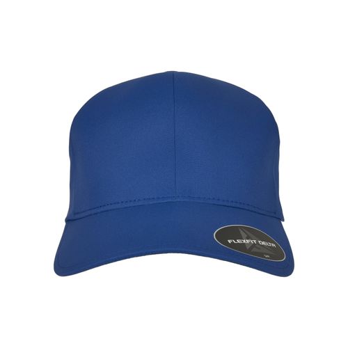 Flex Cap FLEXFIT "Flexfit Unisex Flexfit Delta", Gr. S/M, royal, 92% Polyester, 8% Elasthan, unifarben, Caps