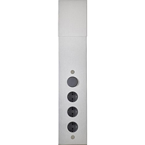 Küchensteckdose Ecksteckdose 1 Schalter Steckdosenleiste Küche 46-58cm