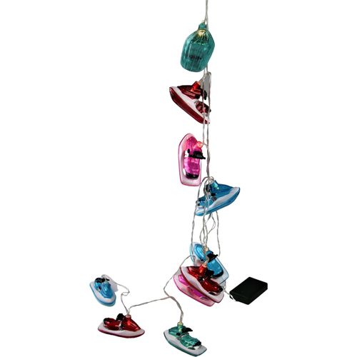 AM DESIGN LED-Lichterkette "Boot", bunt (bunt, rot, pink, blau), Gesamtlänge 1,8m, Lichterketten