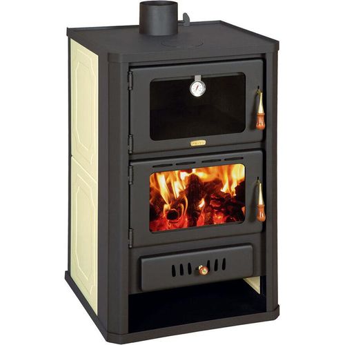 Holzbefeuerter Kochherd mit Kesselofen 15+5 kW Prity FGW15