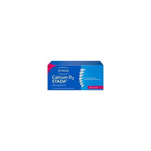 CALCIUM D3 STADA 600 mg/400 I.E. Kautabletten 50 St