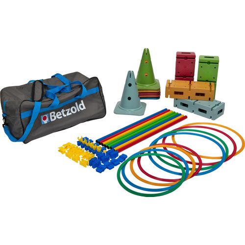 Betzold Motorik-Bewegungs-Set 57-teilig Bewegungsspiel für Motorik/Geschicklichkeit