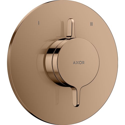 AXOR One Mischer Unterputz für 2 Verbraucher, Polished Red Gold