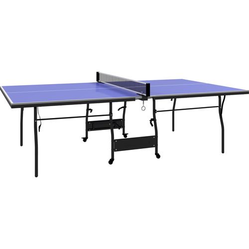 Tischtennisplatte klappbar Mid Size Tischtennistisch inklusive Tischtennisnetz 3 Bälle 12mm Tischplatte