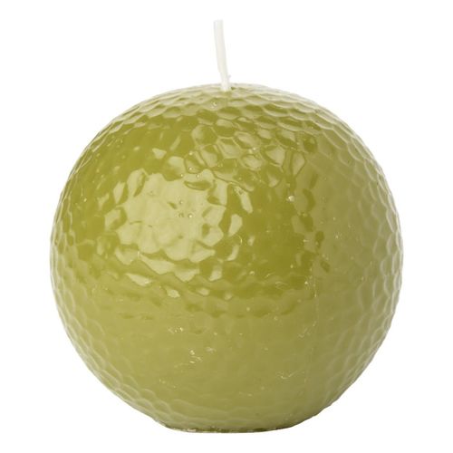 Kerze in Hammerschlag-Optik