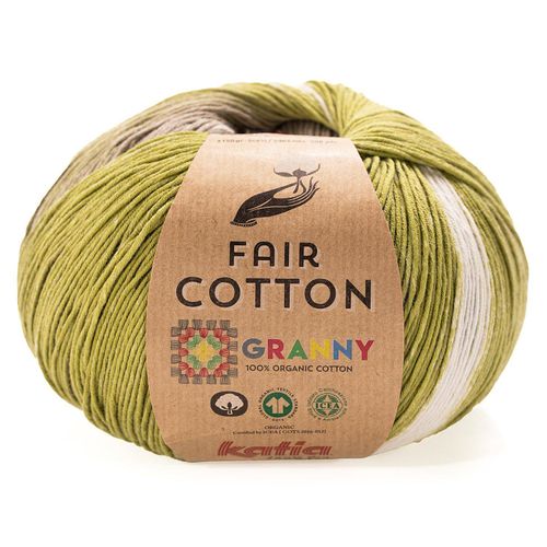 Katia Wolle Fair Cotton Granny, pastell color