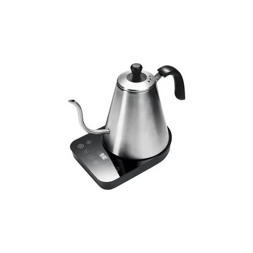TCHIBO elektrischer Schwanenhalskessel Wasserkocher Silber/Schwarz