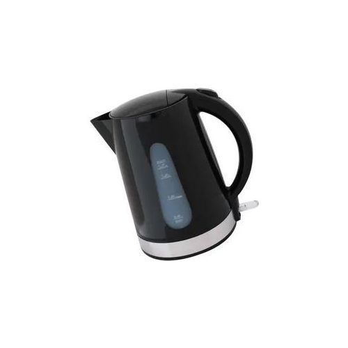 Wasserkocher DESKI Edelstahl-schwarz 1,7 Ltr schnurlos 2200W