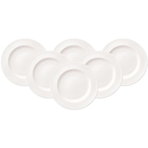 Speiseteller VILLEROY & BOCH "Speiseteller For Me ø 27,5 cm 6er Set weiß", weiß, Speiseteller, Speiseteller