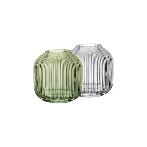 Dekovase VILLEROY & BOCH "Vasen Fleur 11 cm 2er Set bunt", bunt, Vasen