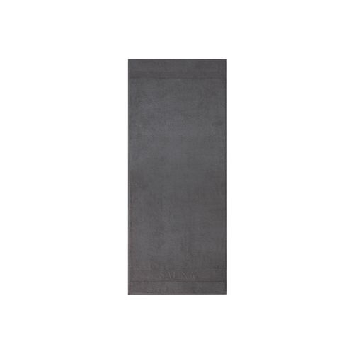 Saunatuch VILLEROY & BOCH "Saunatuch Saunatuch Spa 1er Pack" Gr. L, grau (dunkelgrau), B:80cm, Obermaterial: 100% Baumwolle CO., Handtücher